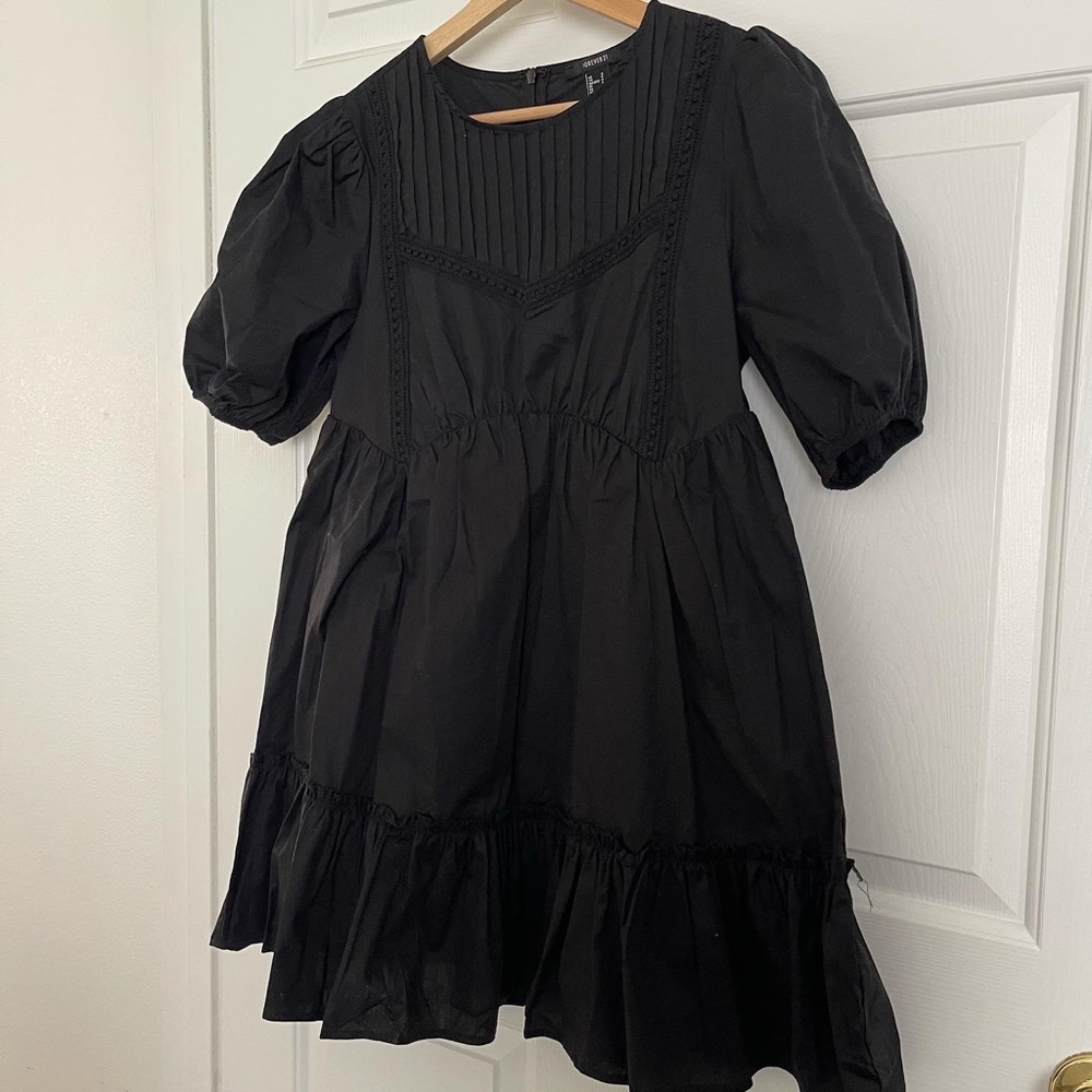 F21 puff sleeve dress